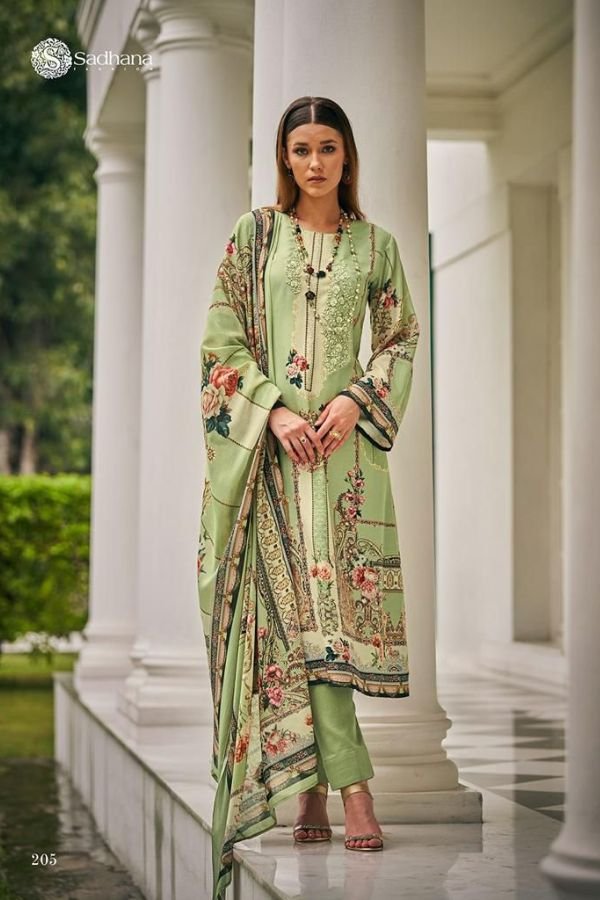 Sadhana Fashion Mehtaab 5 Pashmina Winter Suit 205