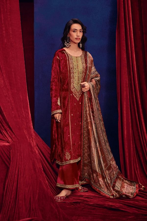 Varsha Fashion Aaina Velvet Winter Salwar Suits AN-02