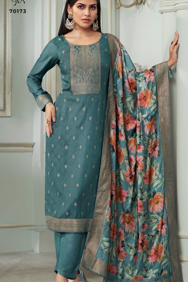 Vinay Fashion Adhira 7 Pashmina Embroidered Suit 70173