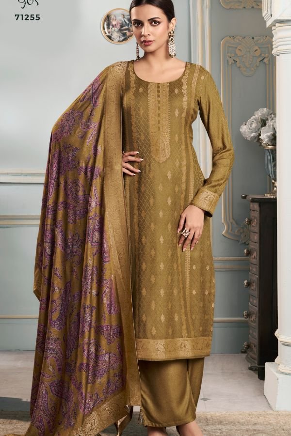 Vinay Fashion Adhira 8 Pashmina Embroidered Suit 71255