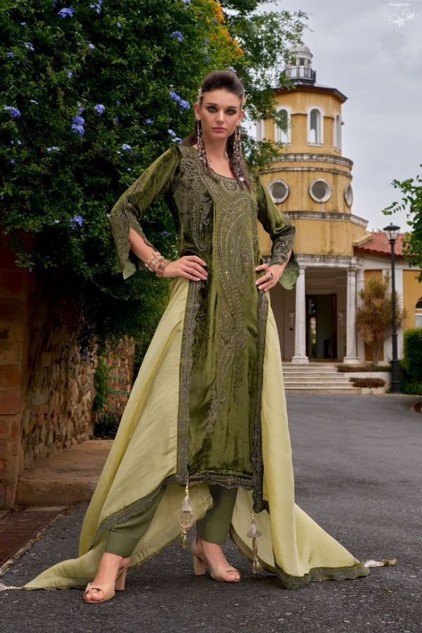 Cinderella Makhmal E Kahani Vol 2 velvet Salwar Suit 10795