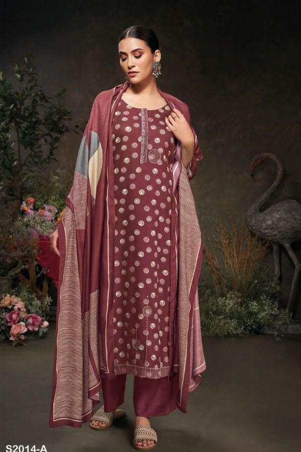 Ganga Fashions Sukama S2014 Pashmina Salwar Suit S2014-A