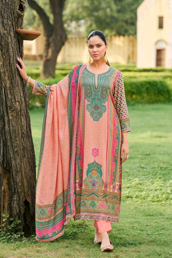 Glossy Simar Mahrosh Pashmina Salwar Suits 421-C