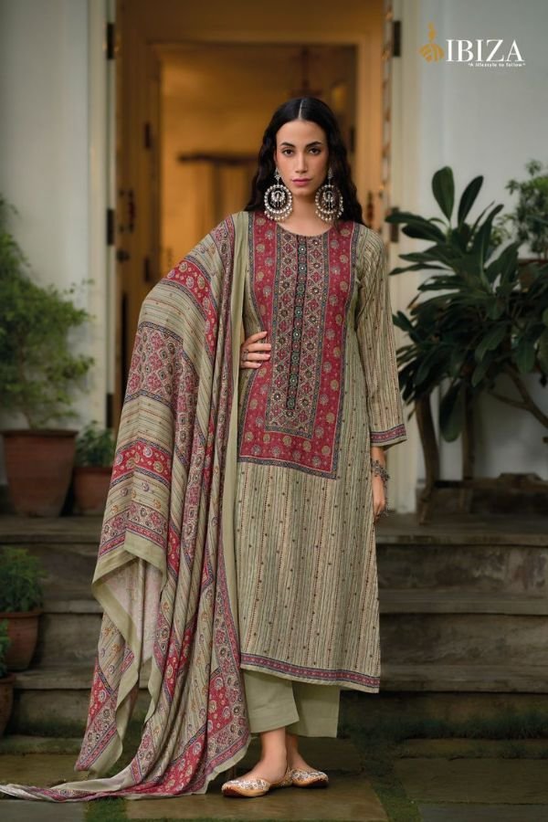 Ibiza Lifestyle Pashtush Pashmina Winter Ladies Suit 11038