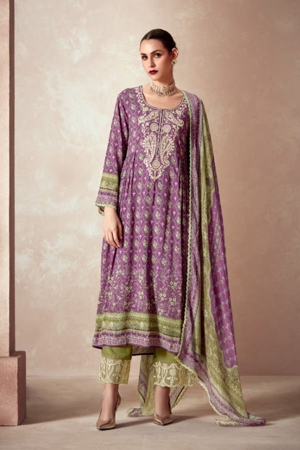 Kimora Fashion Elaheh Pashmina Salwar Suit 9516