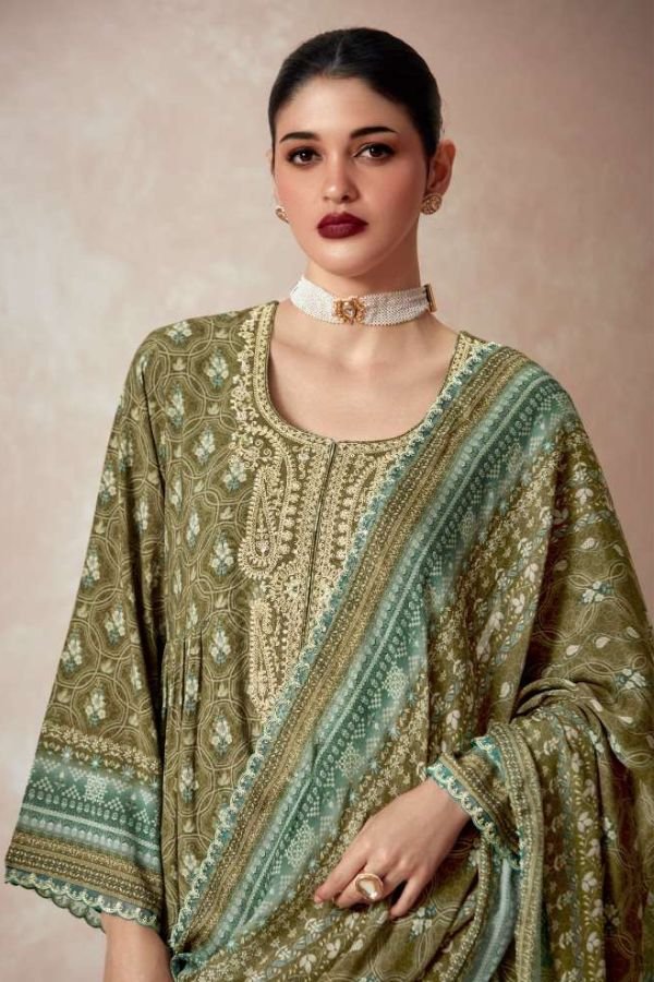 Kimora Fashion Elaheh Pashmina Salwar Suits 9513