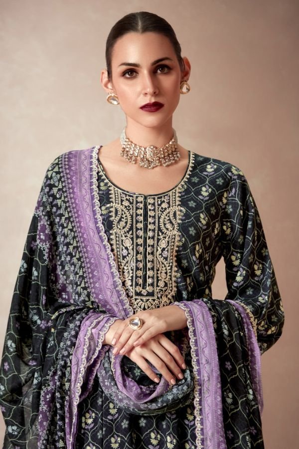 Kimora Fashion Elaheh Pashmina Salwar Suits 9514