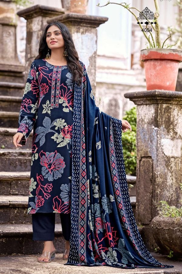 Mumtaz Arts Lavanya Pashmina ladies Salwar Suit 4004