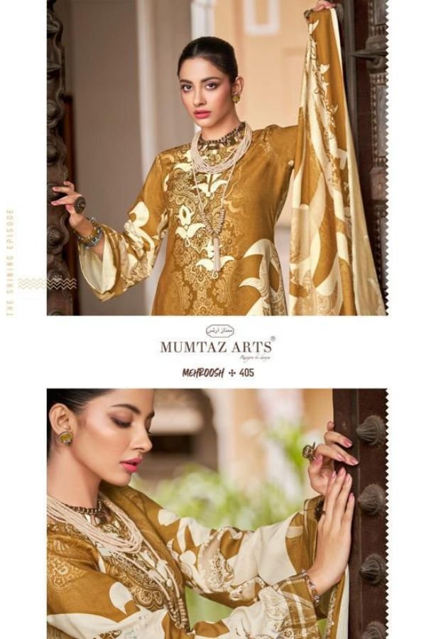 Mumtaz Arts Mehroosh Pashmina ladies Salwar Suits 405