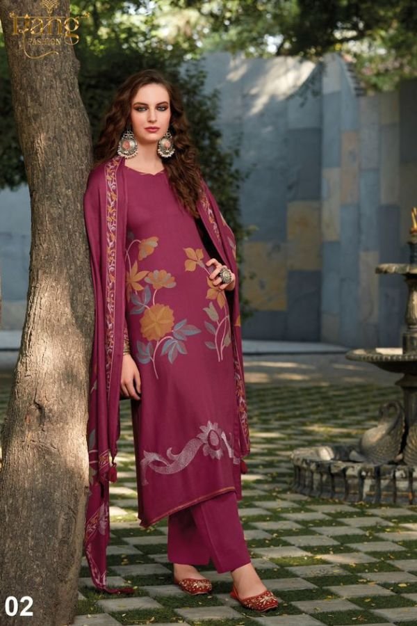 Rang Fashion Nikhaar Wool Winter Salwar Suit 02