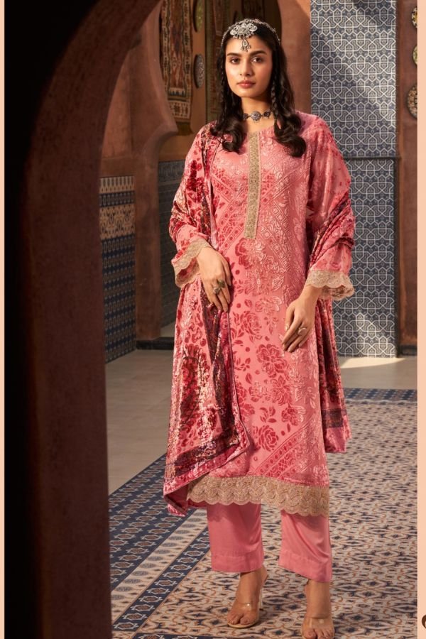 Rupali Fashion Moroccan Velvet Ladies Suit 9103