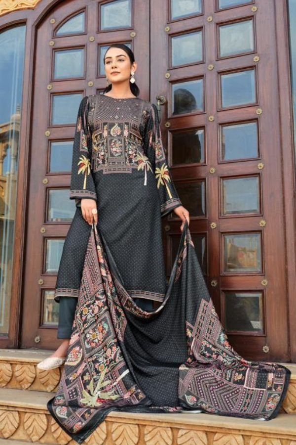 Rupali Fashion Naqsh Pashmina Ladies Suit 5221