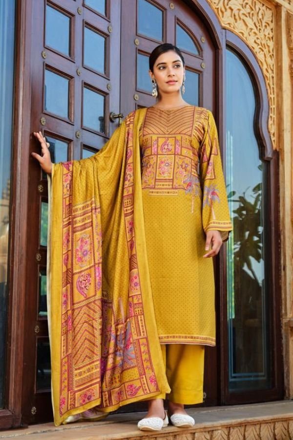 Rupali Fashion Naqsh Pashmina Ladies Suit 5222