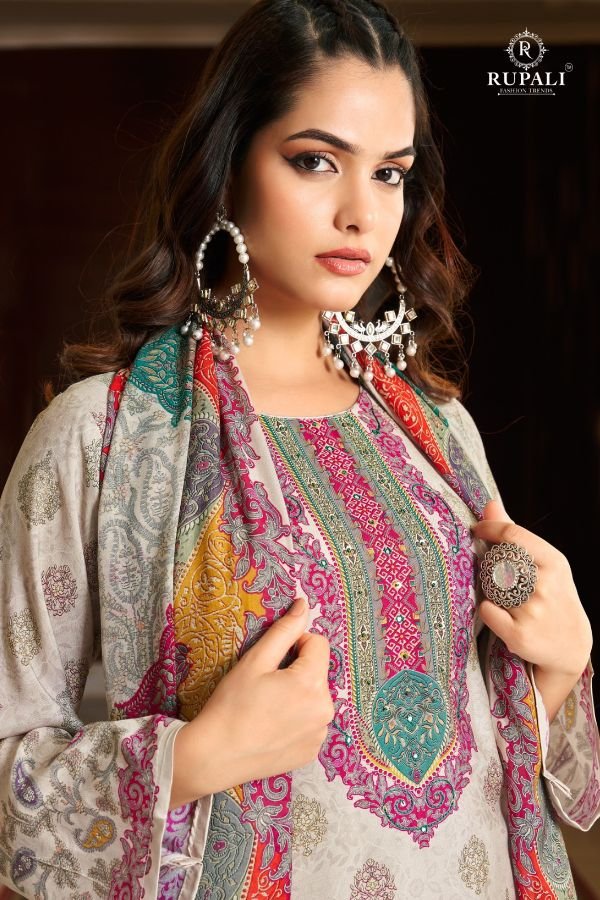 Rupali Fashion Raveena Pashmina Ladies Suits 3204