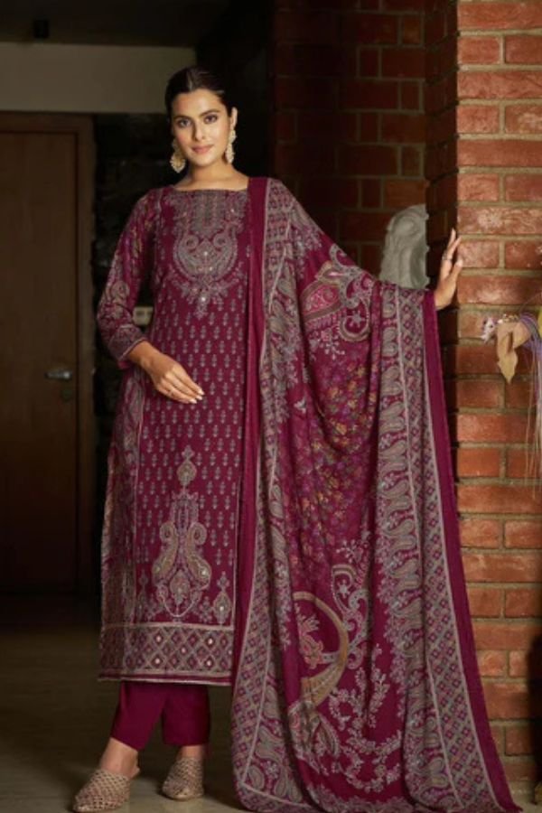 Sargam Prints Sayli Pashmina Salwar Suit 2564 c