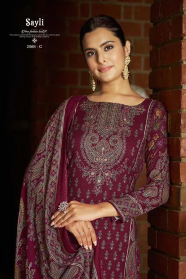 Sargam Prints Sayli Pashmina Salwar Suits 2564 C