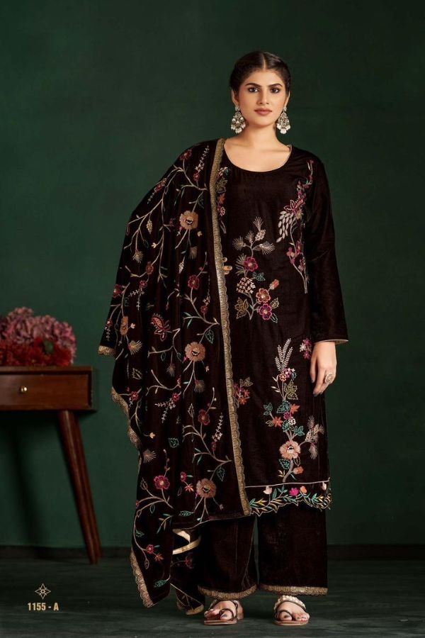 Sargam Prints Seerat Velvet Salwar Suit 1154A