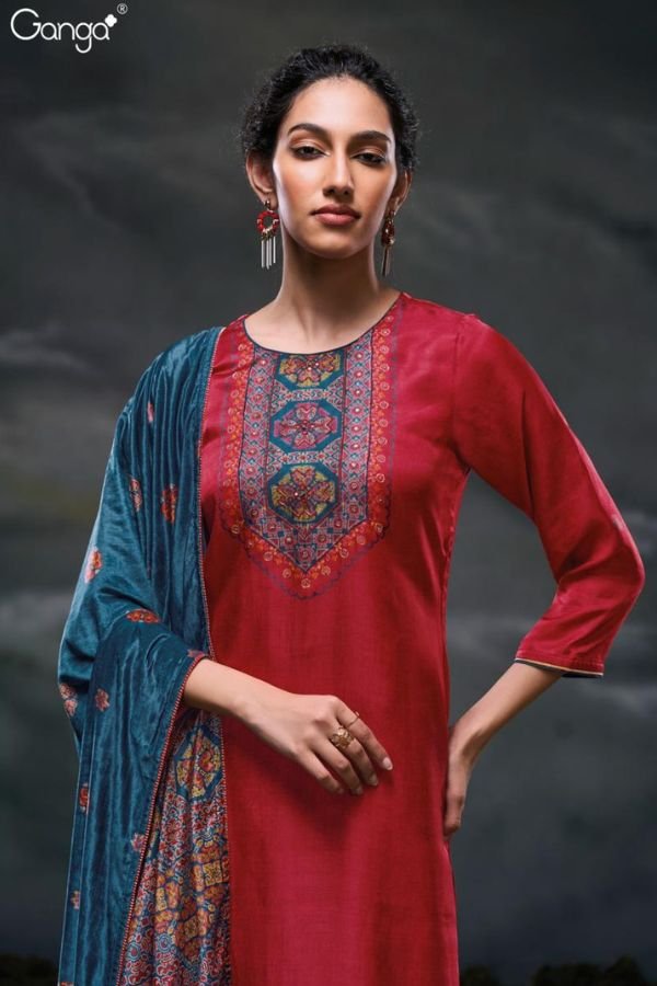 Ganga Fashions Daleka S3050 Pashmina Salwar Suits S3050-A