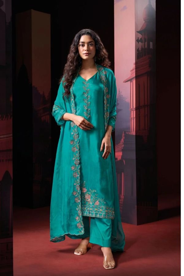 Ganga Fashions Nyunt S2993 Silk Salwar Suit S2993-A