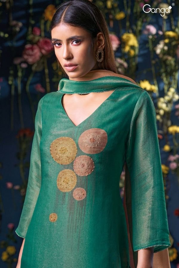 Ganga Fashions Ritika S3072 Silk Suits S3072-C