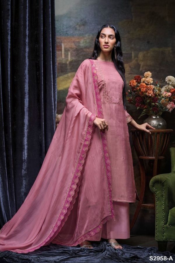 Ganga Fashions Svetlana S2958 Silk Suit S2958-A