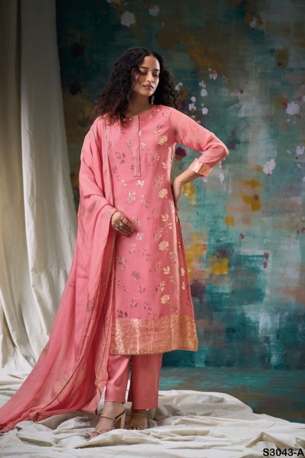 Ganga Fashions Tatiana S3043 Silk Salwar Suit S3043-A