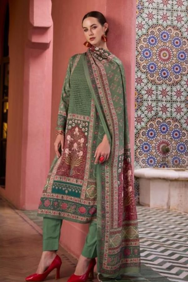 Ibiza Lifestyle Kabira Pashmina Winter Ladies Suit 15691