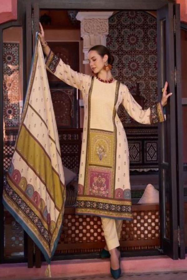 Ibiza Lifestyle Kabira Pashmina Winter Ladies Suit 15693