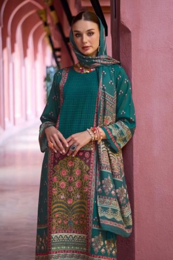 Ibiza Lifestyle Kabira Pashmina Winter Ladies Suits 15690