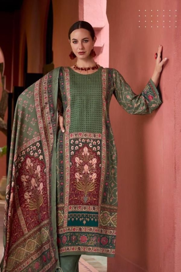 Ibiza Lifestyle Kabira Pashmina Winter Ladies Suit 15691