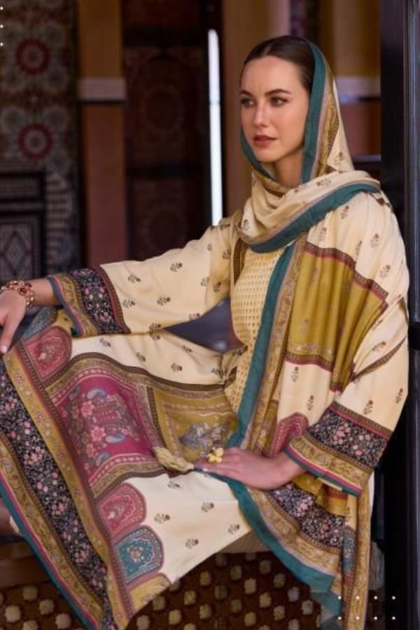 Ibiza Lifestyle Kabira Pashmina Winter Ladies Suit 15693