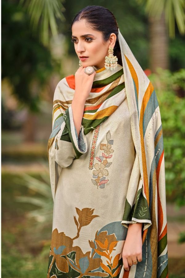 Mumtaz Arts Manjari Pashmina ladies Salwar Suits 1004