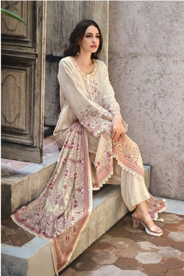 Varsha Fashions Sunny Bloom Muslin Silk Printed Salwar Suit SB-02