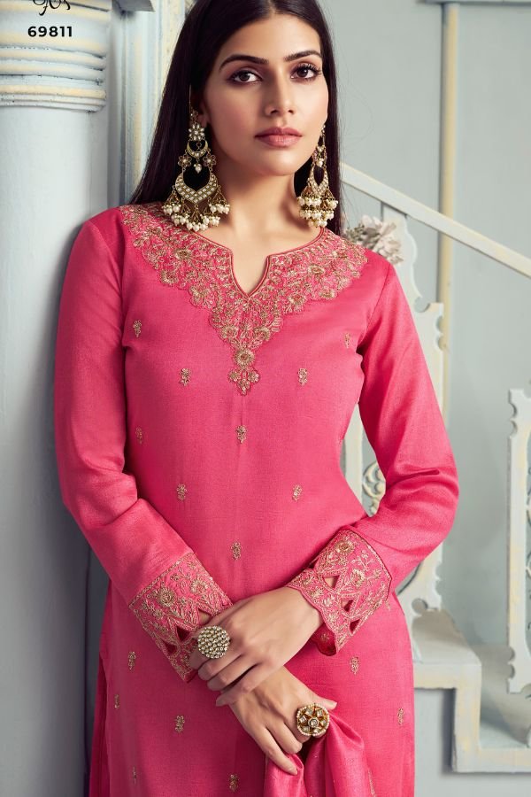 Vinay Fashion Kuleesh Shaheen-8 Silk Georgette Suits 69811