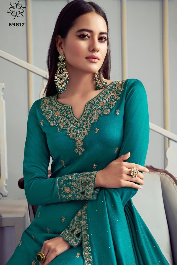 Vinay Fashion Kuleesh Shaheen-8 Silk Georgette Suits 69812