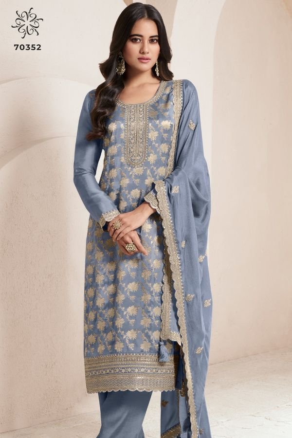 Vinay Fashion Kuleesh Silky-4 Silk Salwar Suit 70352