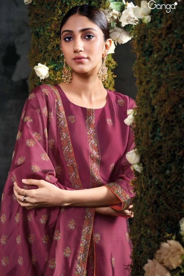 Ganga Fashions Bani S2919 Silk Unstitched Suit S2919-A