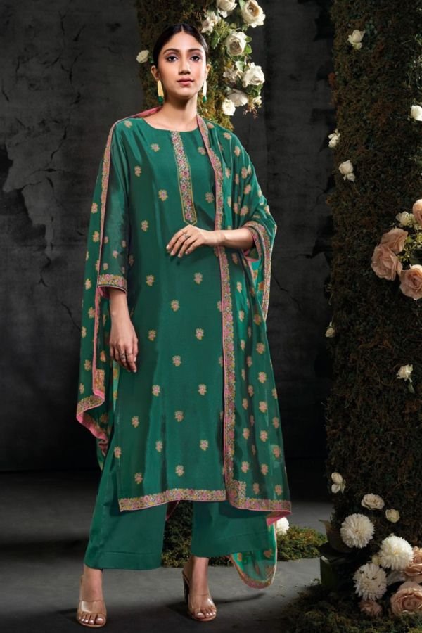 Ganga Fashions Bani S2919 Silk Unstitched Suit S2919-C