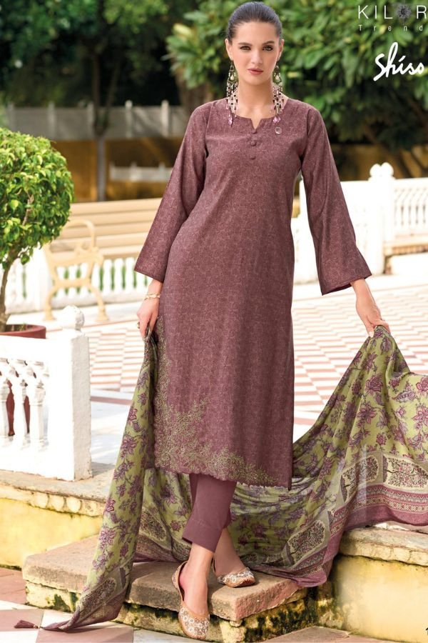 Kilory Trends Shiso Silk Printed Unstitched Salwar Suit 1105