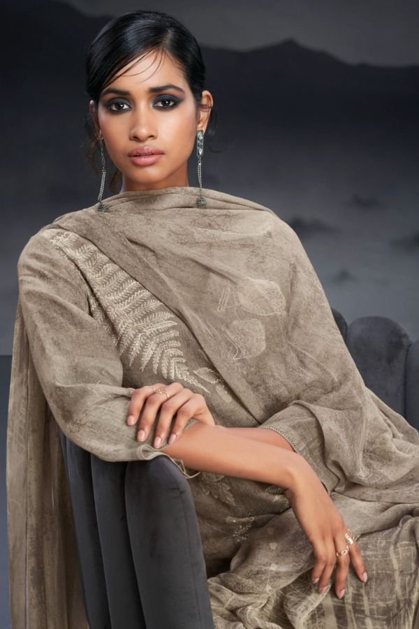 Ganga Fashions Binata S2579 Linen Printed Salwar Suit S2579-B