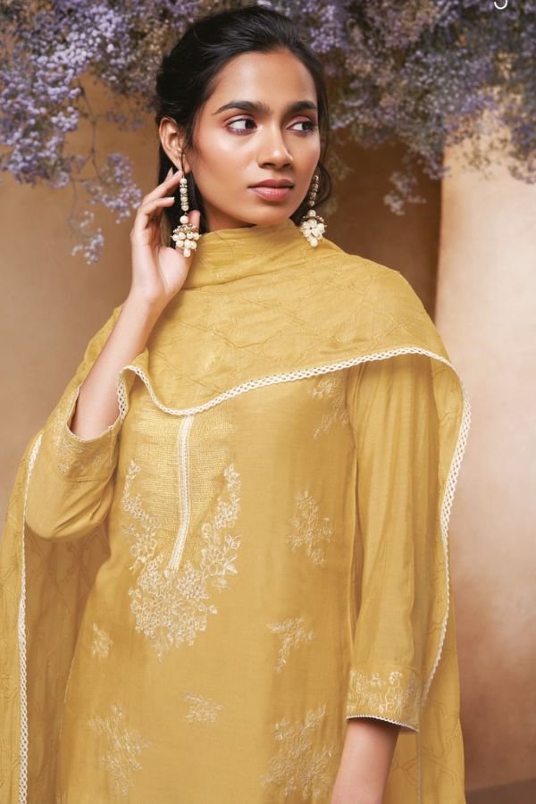 Ganga Fashions Brook S2445 Silk Unstitched Suit S2445-C