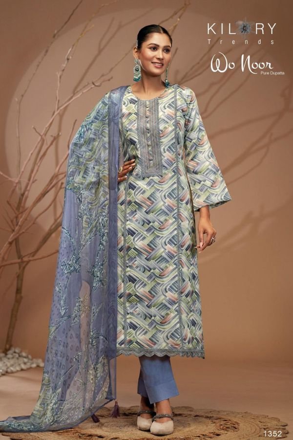 Kilory Trends Wo Noor Jamm Cotton Printed Salwar Suit 1352