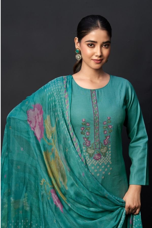 Rupali Fashion Grache Vol 5 Unstitched Ladies Suit 3001