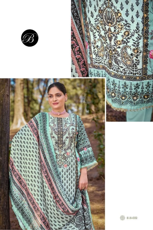 Belliza Designer Studio Kanika Muslin Salwar Suit 818-002