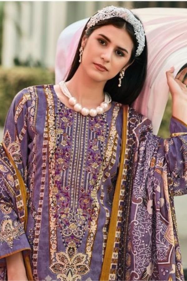 Belliza Designer Studio Naira Vol-98 Cotton Printed Suit 809-002