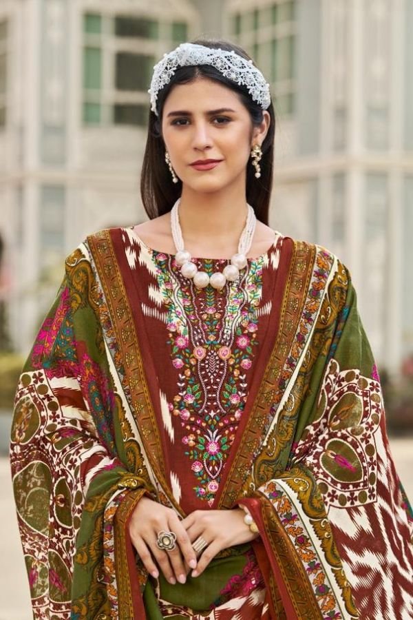 Belliza Designer Studio Naira Vol-98 Cotton Printed Suit 809-006