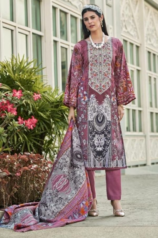 Belliza Designer Studio Naira Vol-98 Cotton Printed Suit 809-007