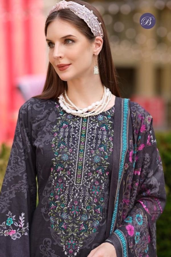 Belliza Designer Studio Naira Vol-98 Cotton Printed Suit 809-008