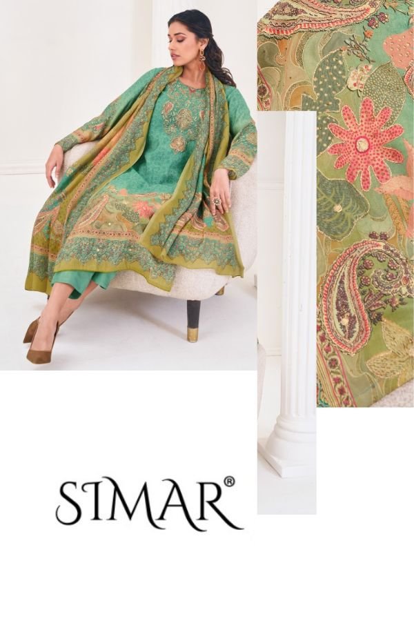 Glossy Simar Eesha Muslin Printed Salwar Suit 9149-C