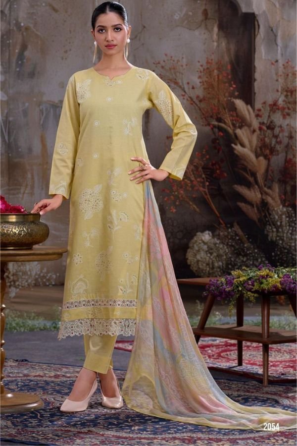 Ibiza Kewat Linen Printed Summer Salwar Suit 2054